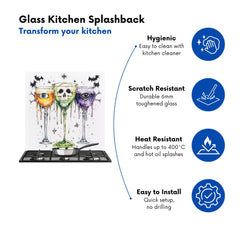 Halloween Toast to the Dead Kitchen Splashback
