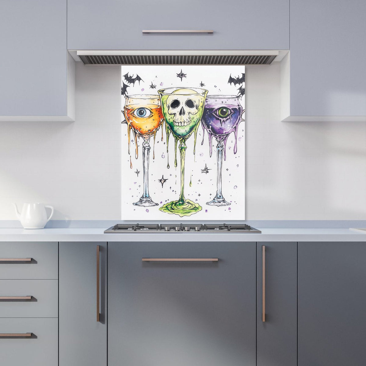 Halloween Toast to the Dead Kitchen Splashback
