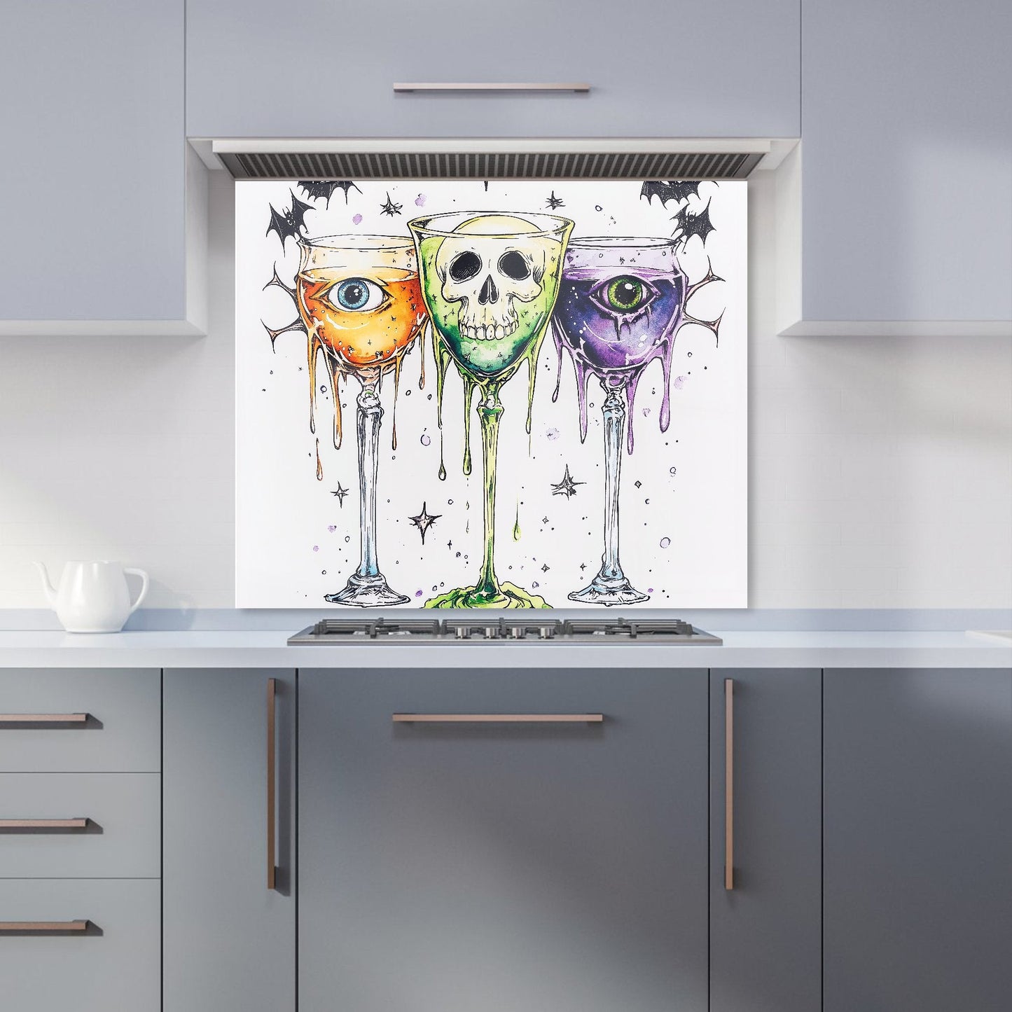 Halloween Toast to the Dead Kitchen Splashback