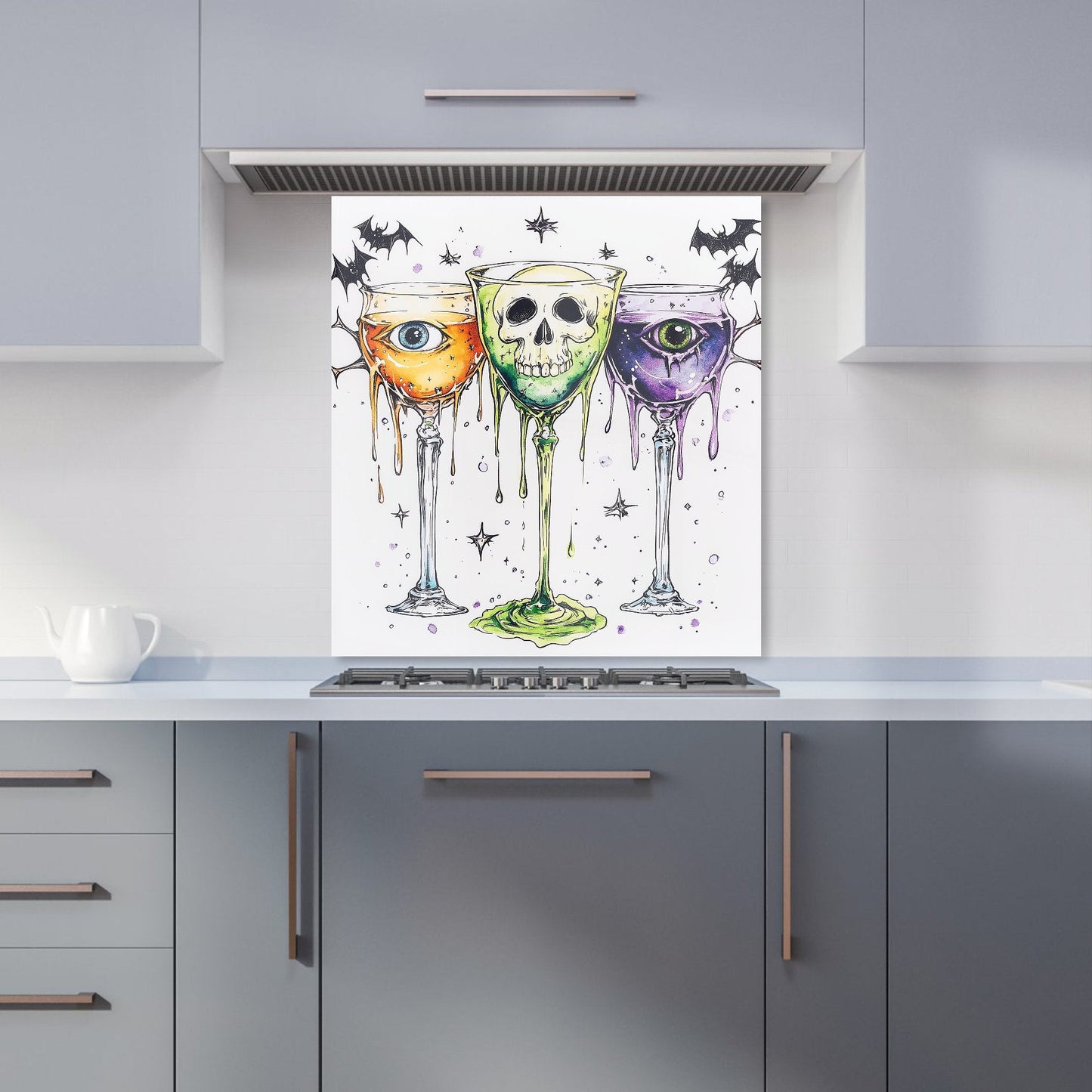 Halloween Toast to the Dead Kitchen Splashback