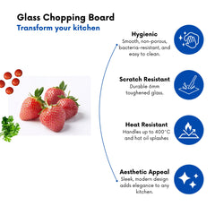 Cluster Of Fresh Strawberries Chopping Board