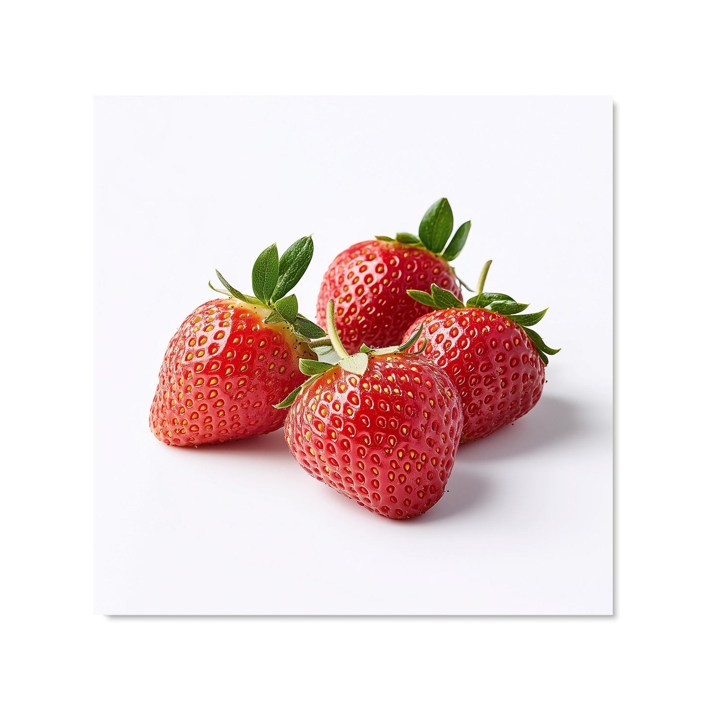 Cluster of Fresh Strawberries Kitchen Splashback