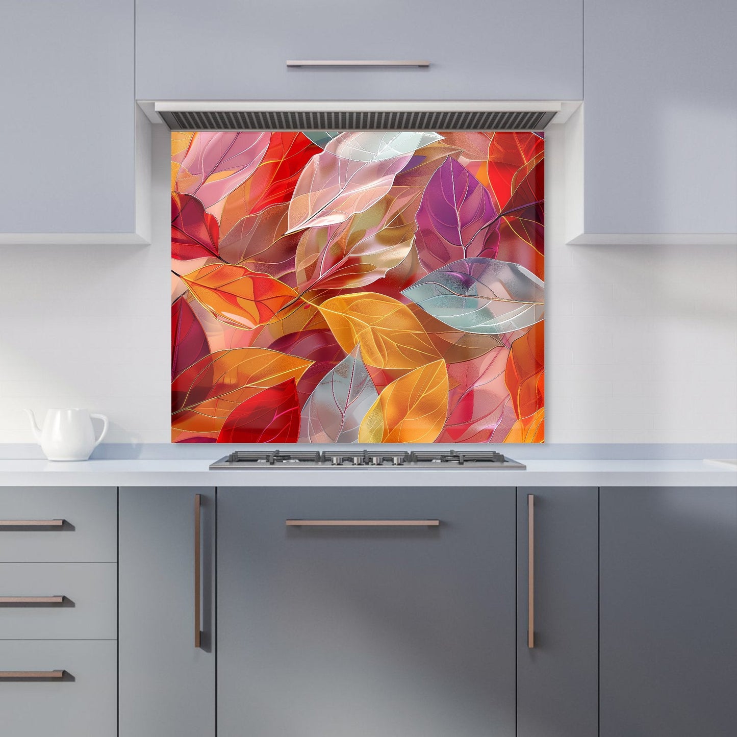 Kaleidoscope of Autumn Leaves Kitchen Splashback