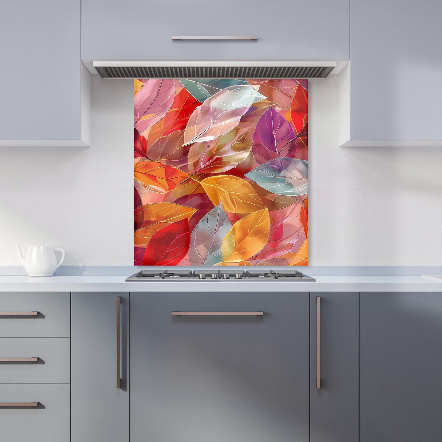 Kaleidoscope of Autumn Leaves Kitchen Splashback