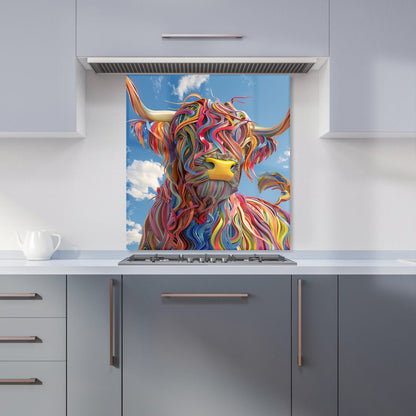 Twisted Colors of the Bull Kitchen Splashback