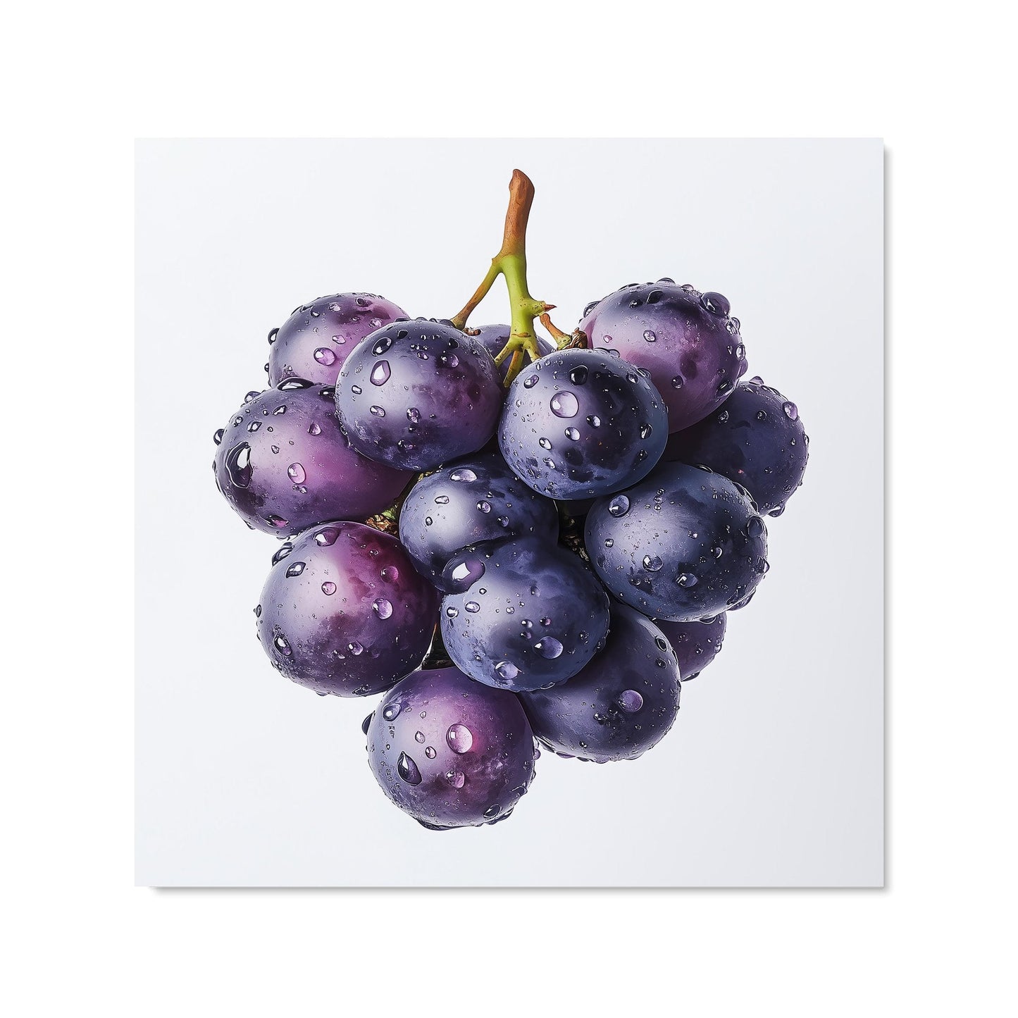 Glistening Grapes Cluster Kitchen Splashback