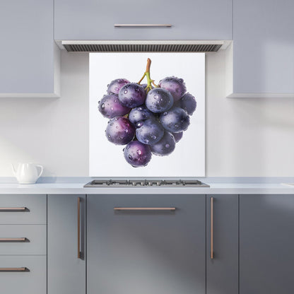 Glistening Grapes Cluster Kitchen Splashback