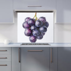 Glistening Grapes Cluster Kitchen Splashback