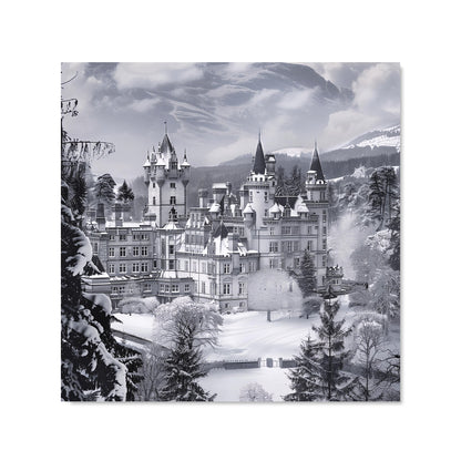 Snow-Covered Balmoral Castle Kitchen Splashback