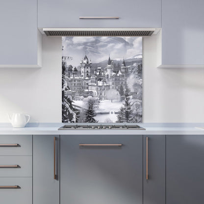 Snow-Covered Balmoral Castle Kitchen Splashback