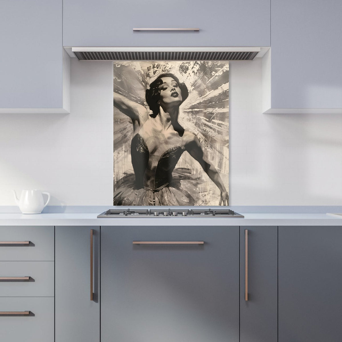 1920s Ballerina Radiance Kitchen Splashback