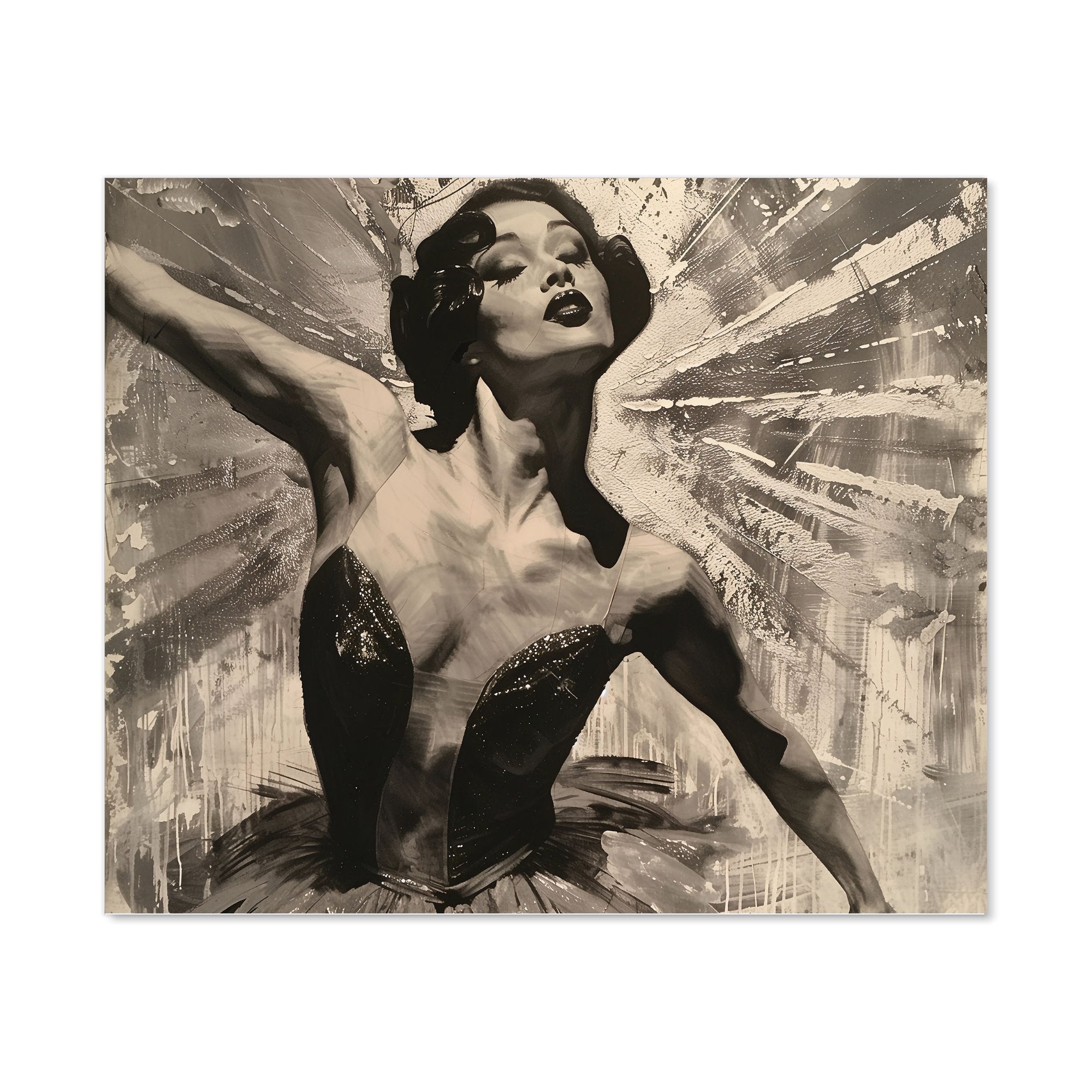 1920s Ballerina Radiance Kitchen Splashback