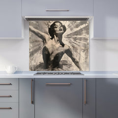 1920s Ballerina Radiance Kitchen Splashback