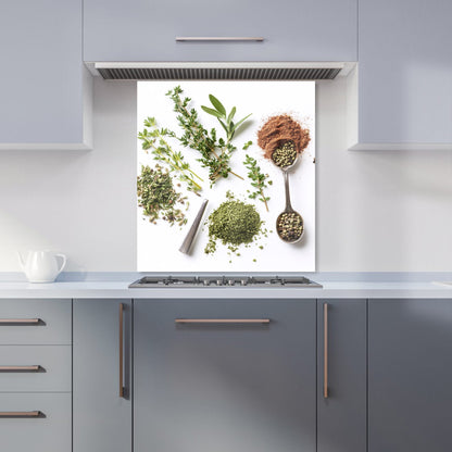 Spice and Herb Medley Kitchen Splashback