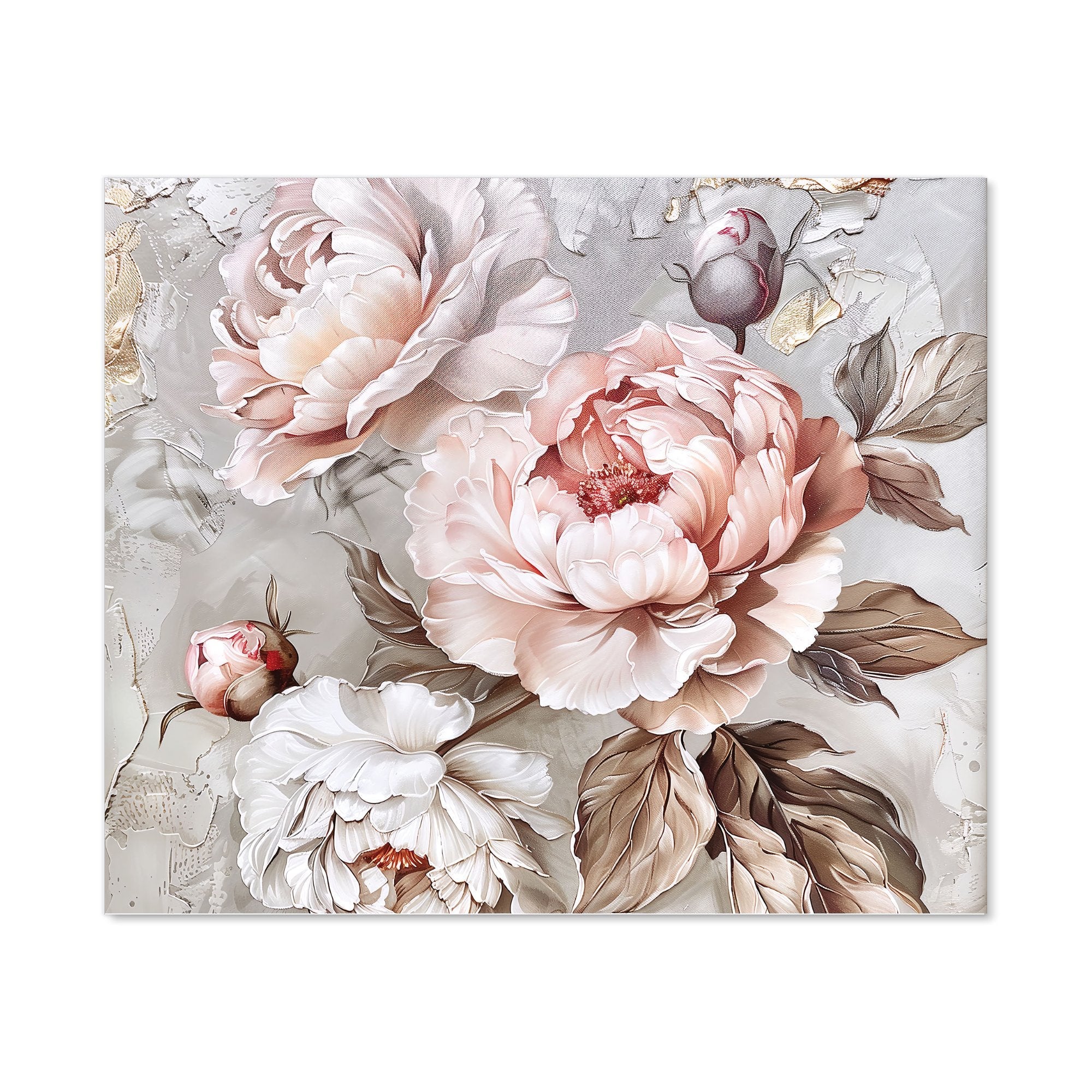 Vintage Rose Elegance Kitchen Splashback
