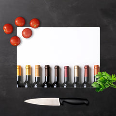 Wine Bottles In Harmony Chopping Board