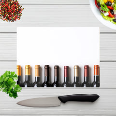 Wine Bottles In Harmony Chopping Board
