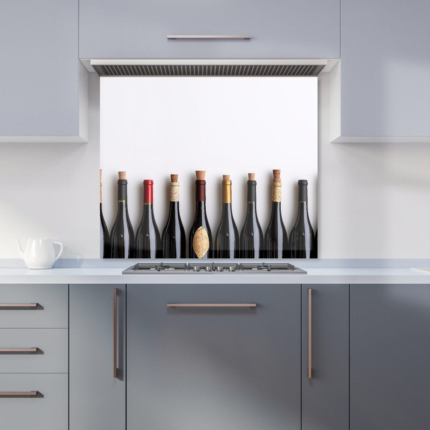 Corked Wine Collection Kitchen Splashback