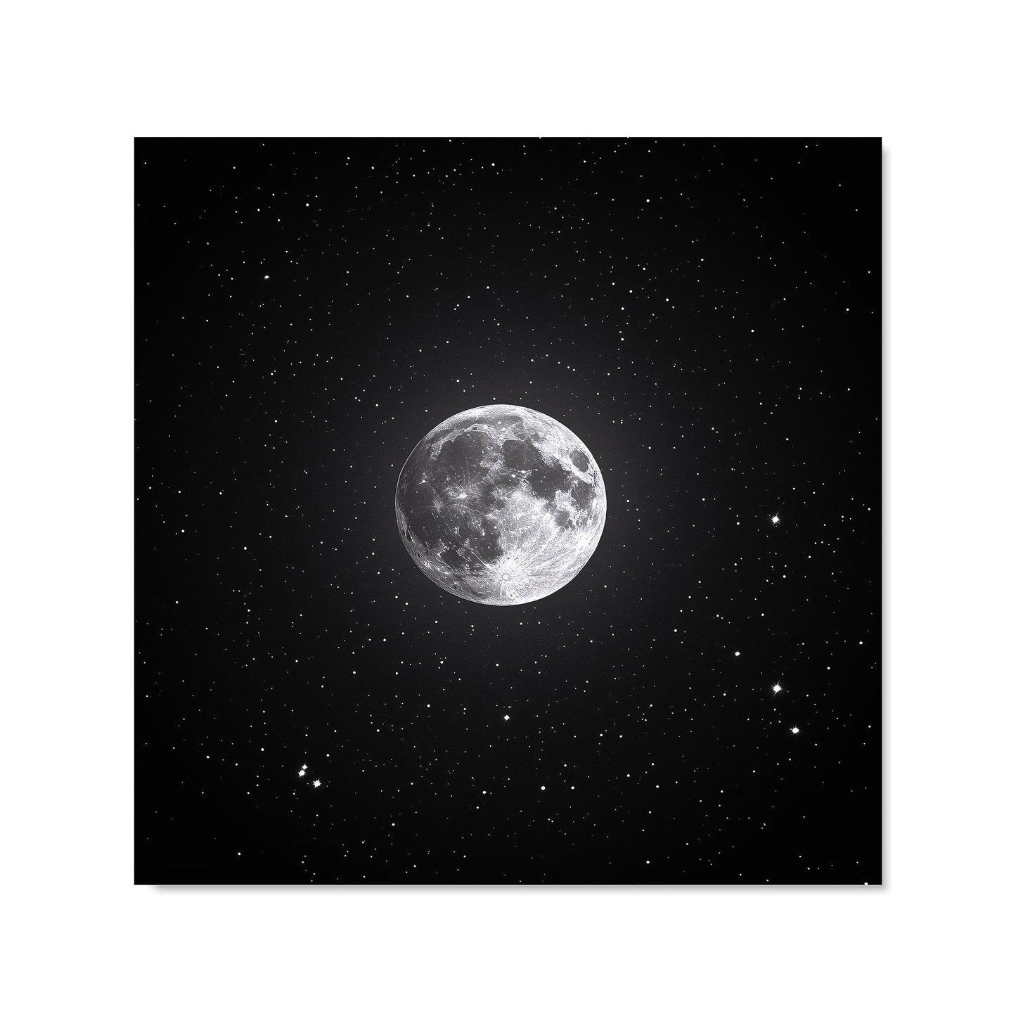 Lunar Glow in the Night Sky Kitchen Splashback