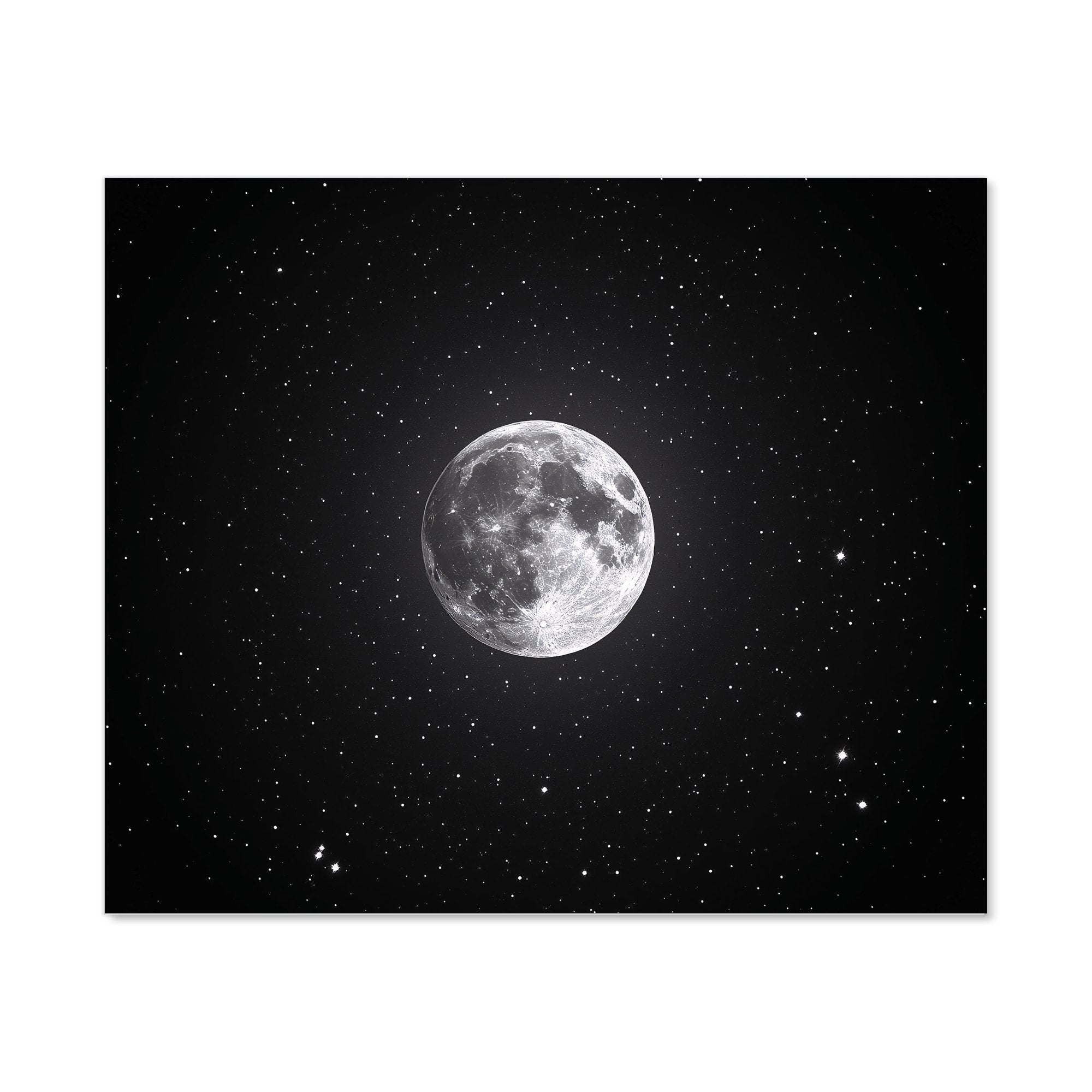 Lunar Glow in the Night Sky Kitchen Splashback