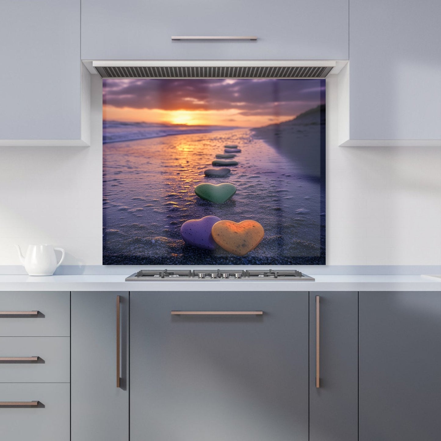 Heartstones at Sunset Kitchen Splashback