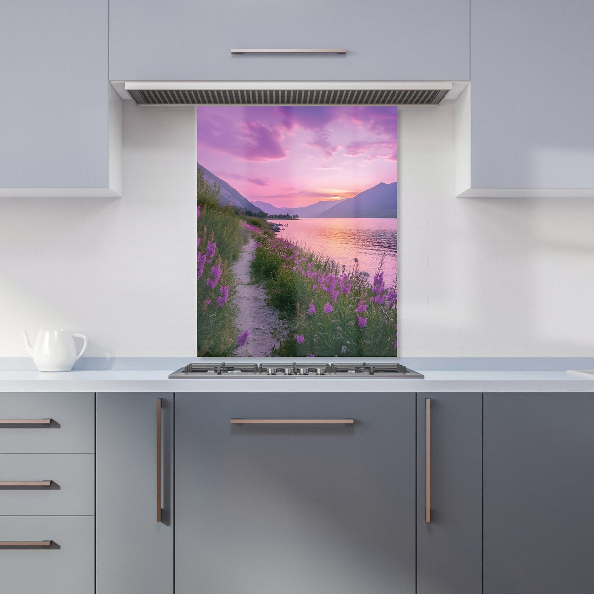 Twilight Path by the Lake Kitchen Splashback