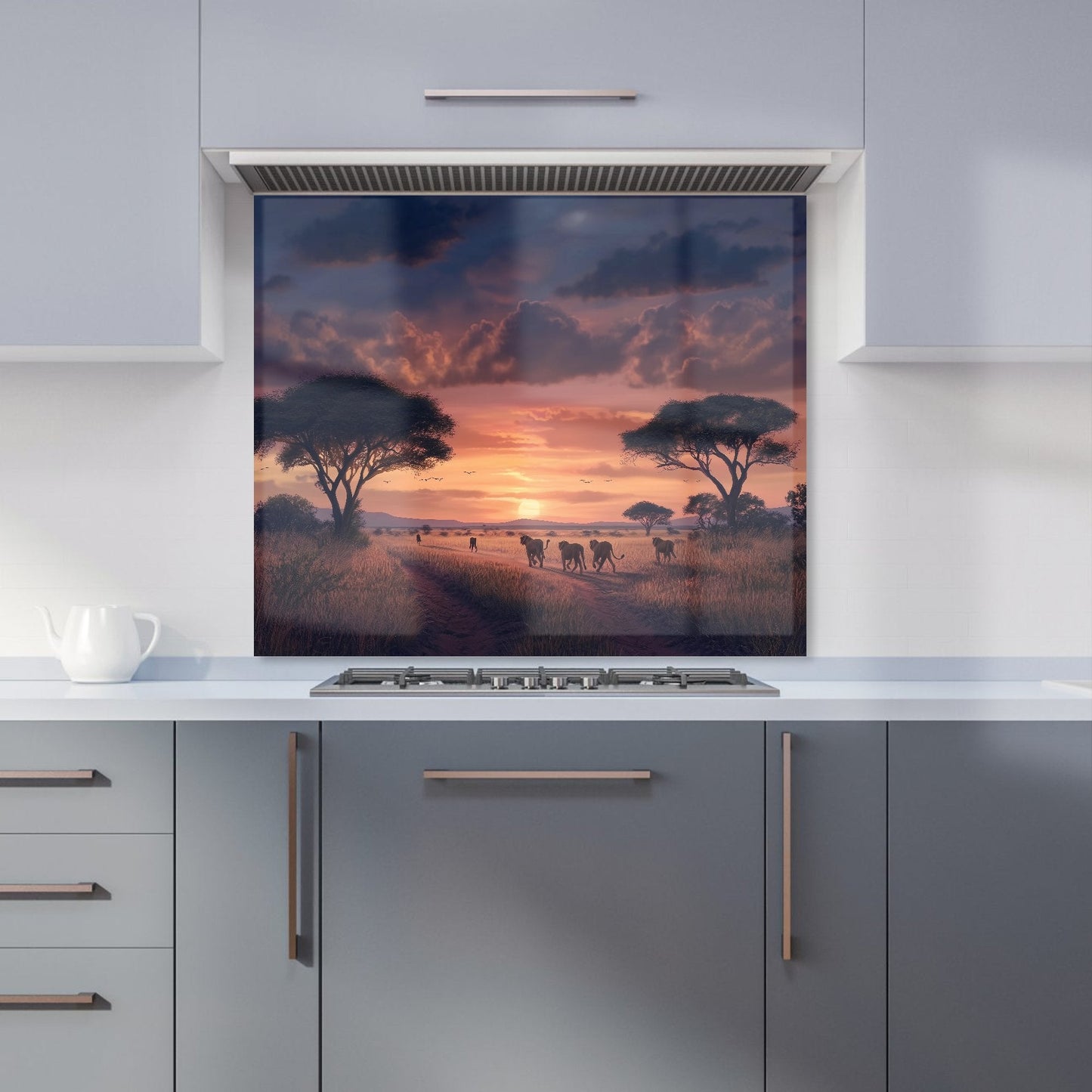 Lions' Twilight Journey Kitchen Splashback