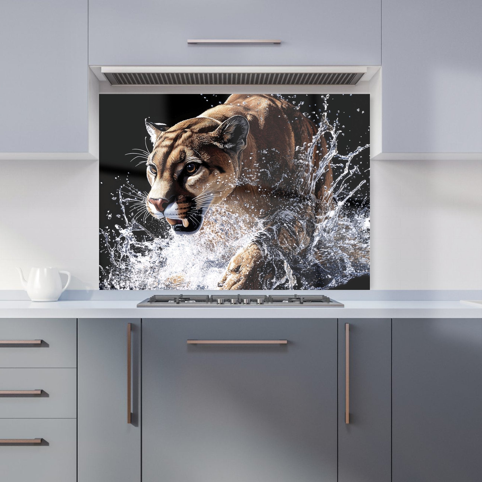 Puma's Determined Splash Kitchen Splashback