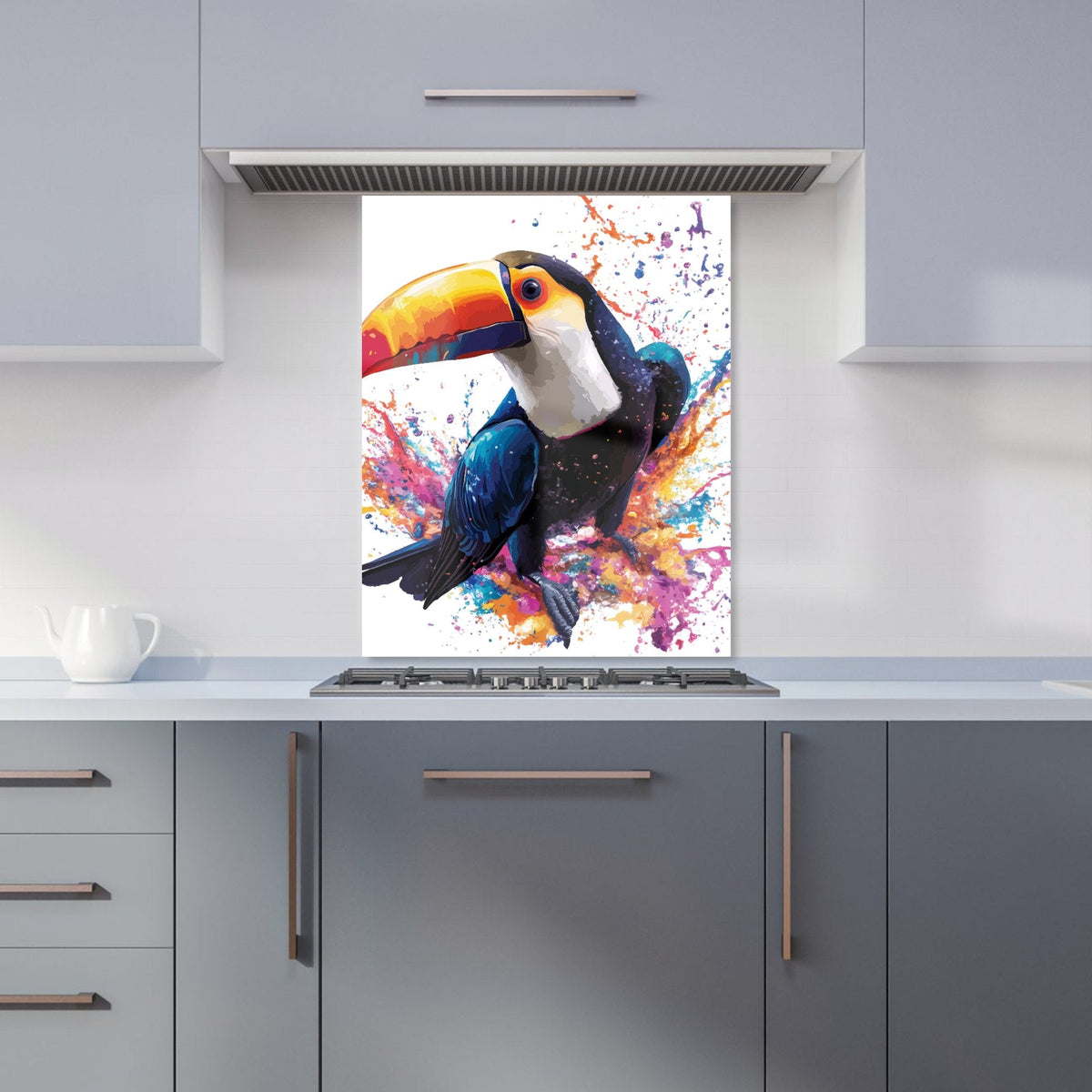 Toucans Splash of Vivid Life Kitchen Splashback