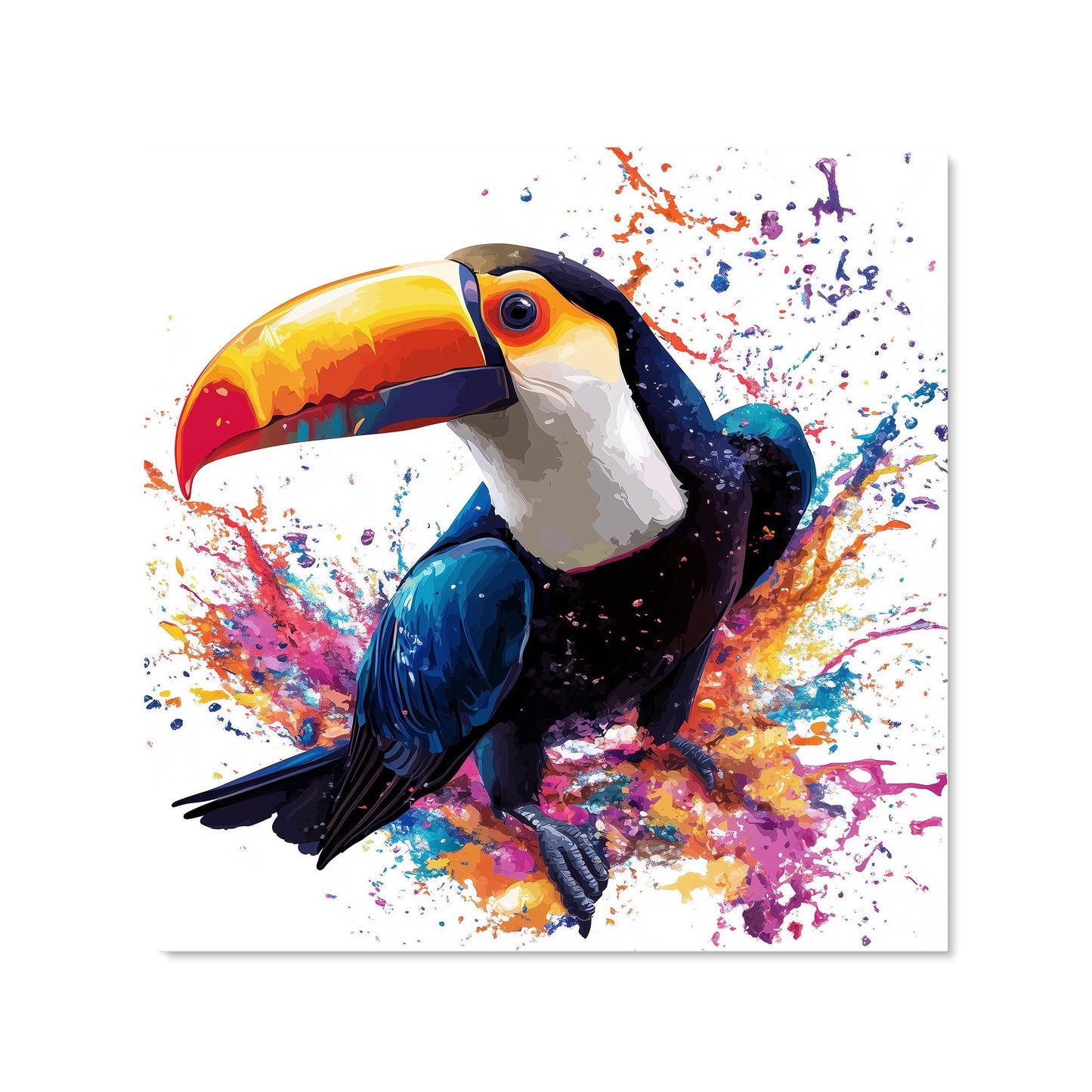 Toucan's Splash of Vivid Life Kitchen Splashback