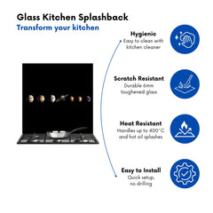 The Solar System in Order Kitchen Splashback