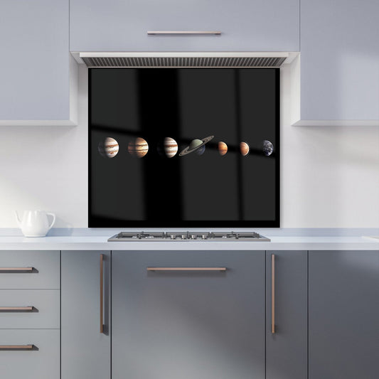 The Solar System in Order Kitchen Splashback