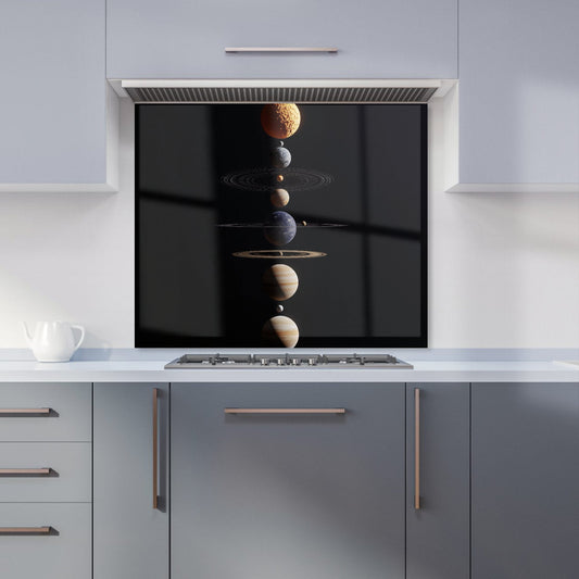 Balanced Planets in Space Kitchen Splashback