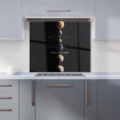 Balanced Planets in Space Kitchen Splashback