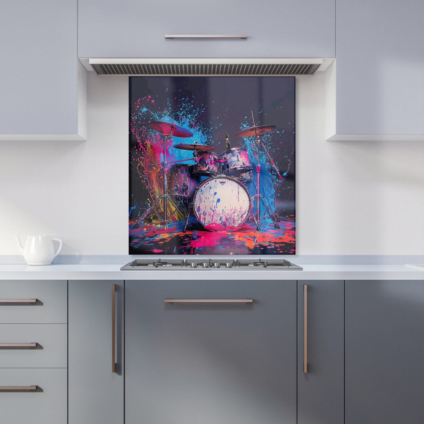 Drumbeat Colours Kitchen Splashback