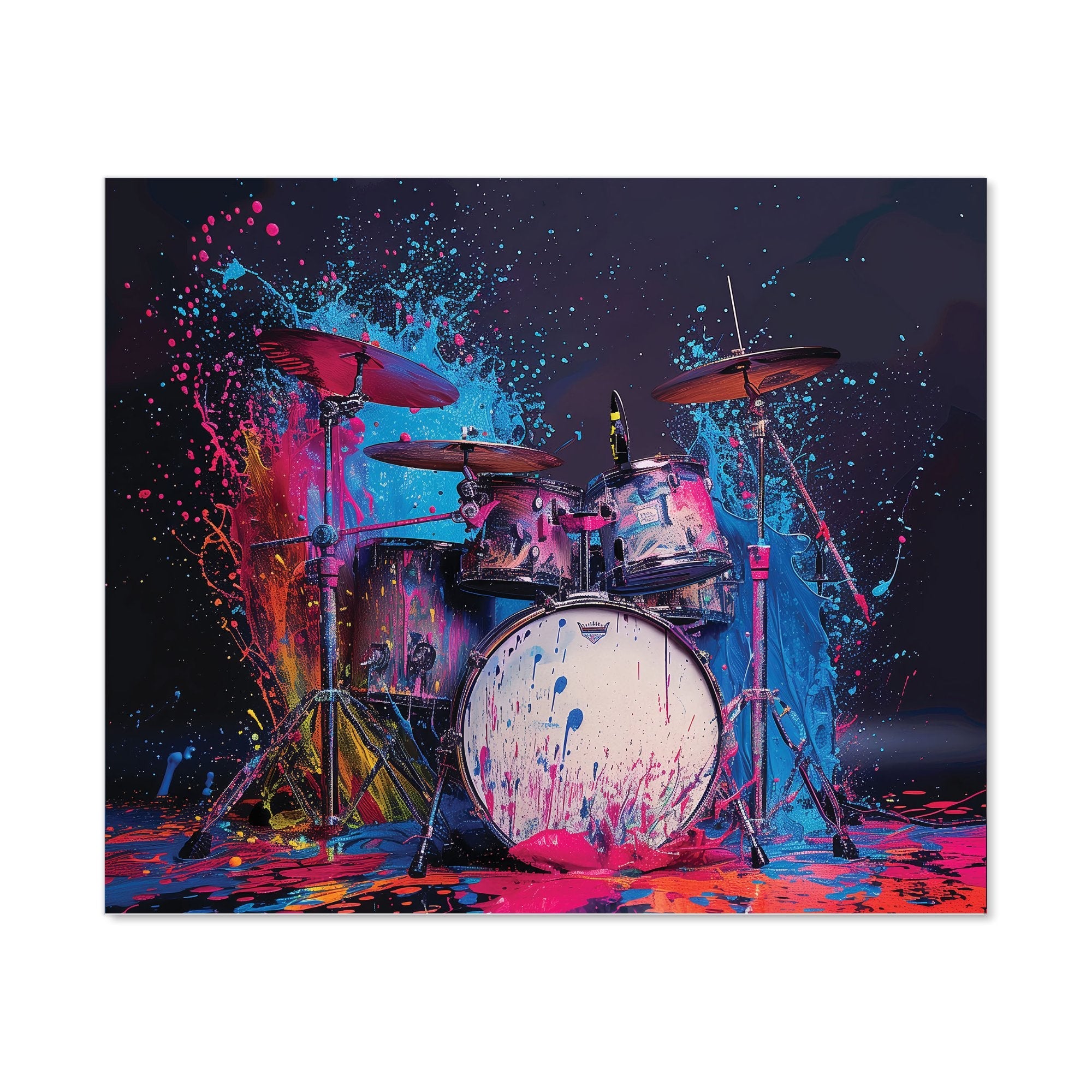 Drumbeat Colours Kitchen Splashback