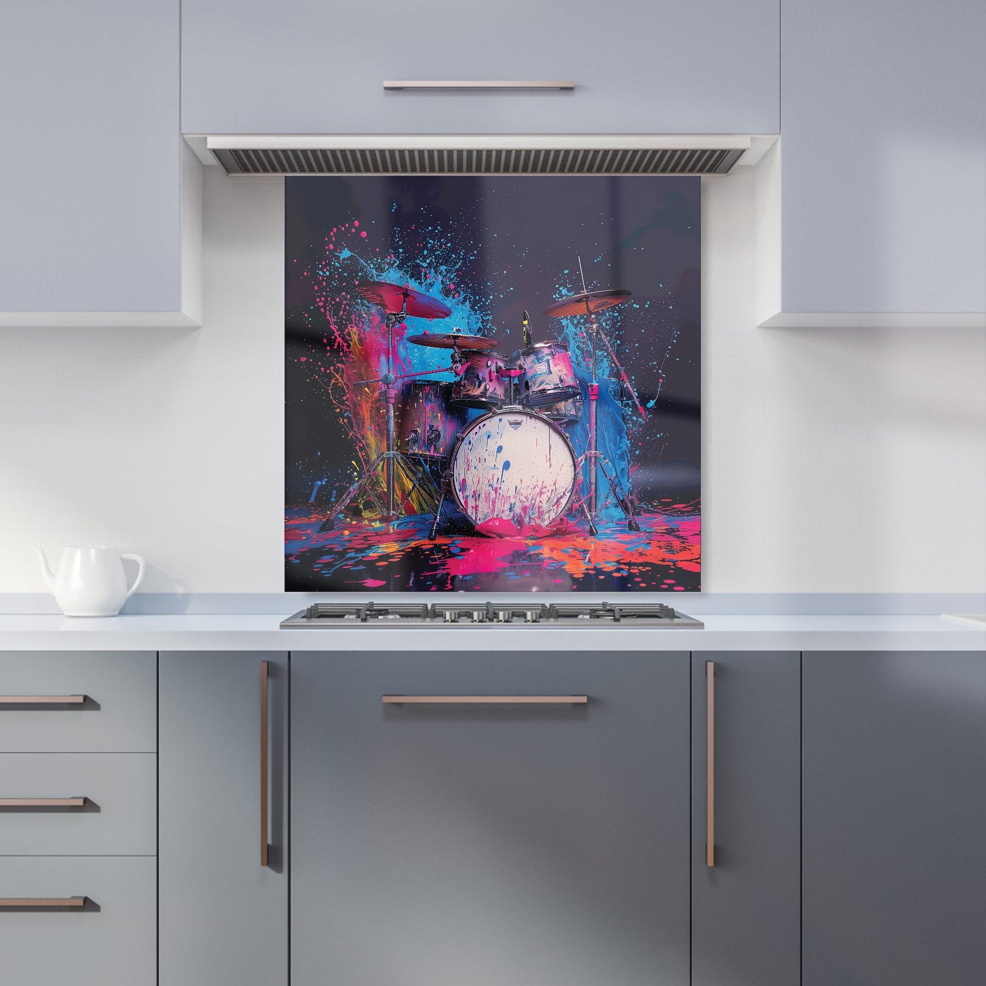 Drumbeat Colours Kitchen Splashback