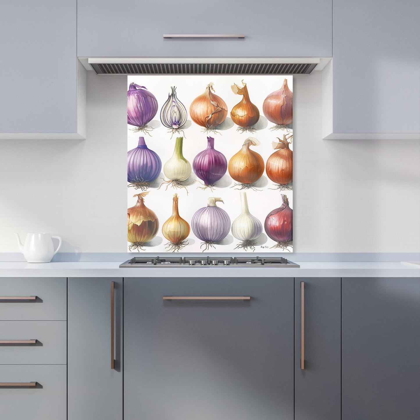 Onion Spectrum: Nature’s Palette Kitchen Splashback