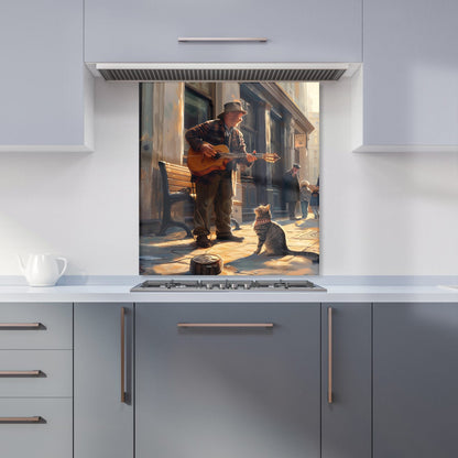 Busker's Melody and the Cat Kitchen Splashback