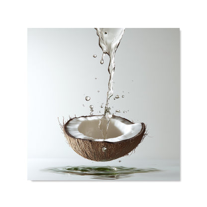 Splashing Coconut: A Fluid Moment Kitchen Splashback