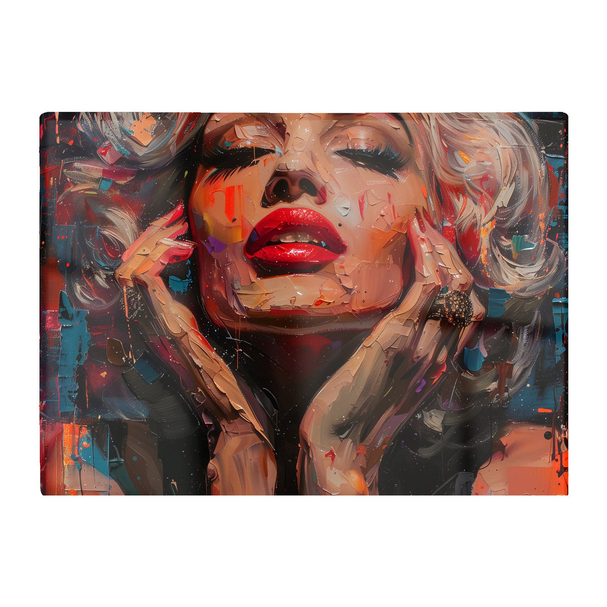 Vivid Marilyn: A Modern Expression Chopping Board