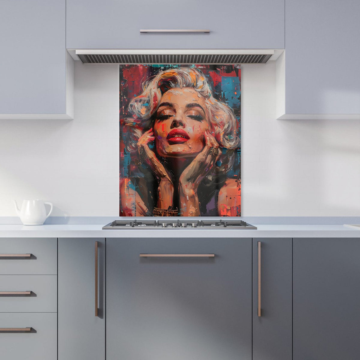 Vivid Marilyn: A Modern Expression Kitchen Splashback