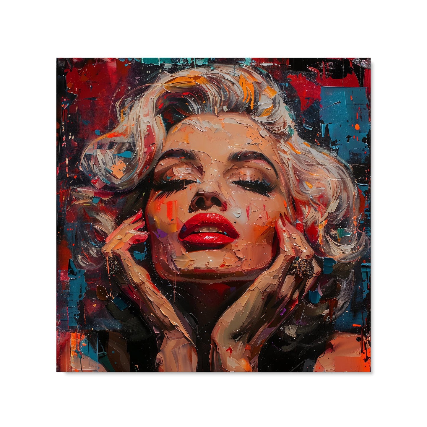 Vivid Marilyn: A Modern Expression Kitchen Splashback