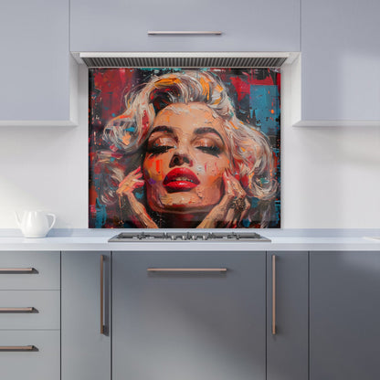 Vivid Marilyn: A Modern Expression Kitchen Splashback