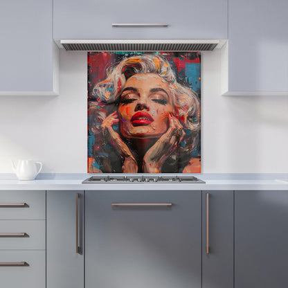 Vivid Marilyn: A Modern Expression Kitchen Splashback