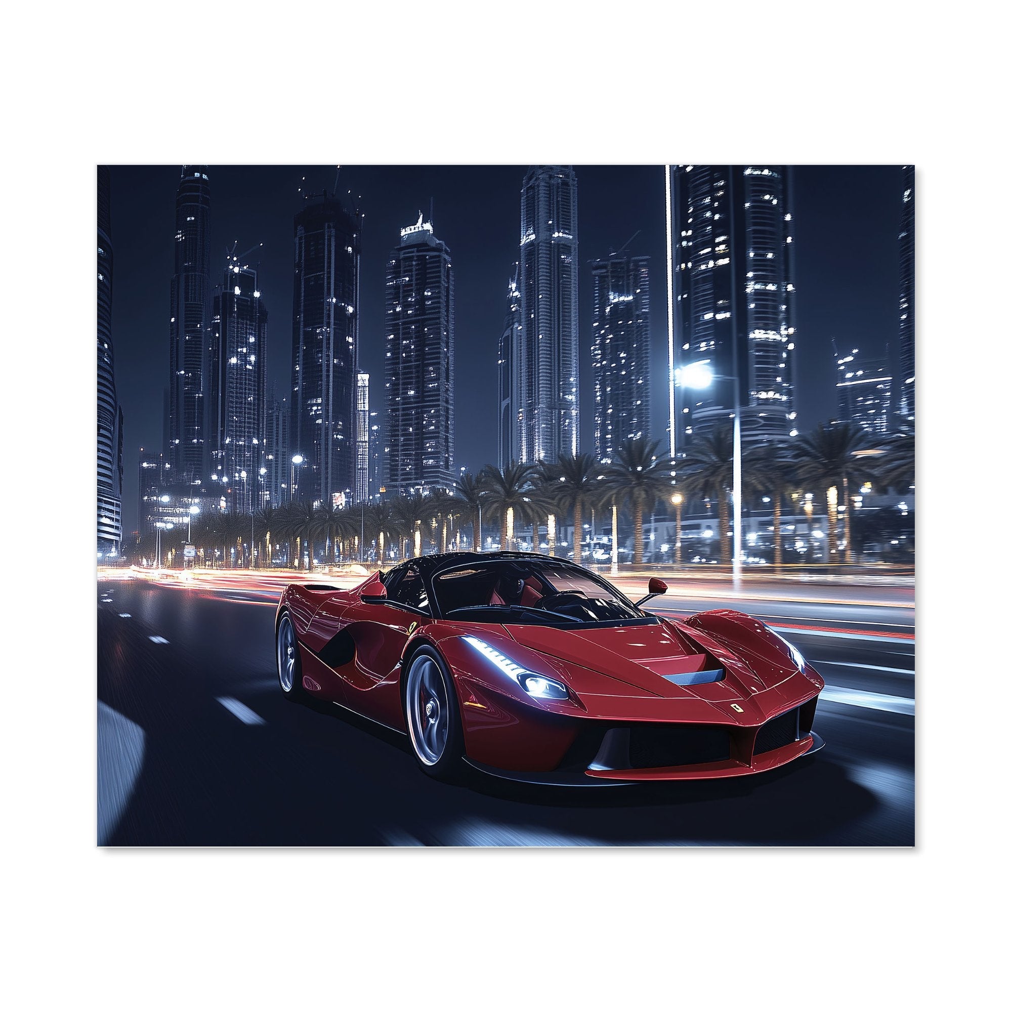 Midnight Cruise in Dubai Kitchen Splashback