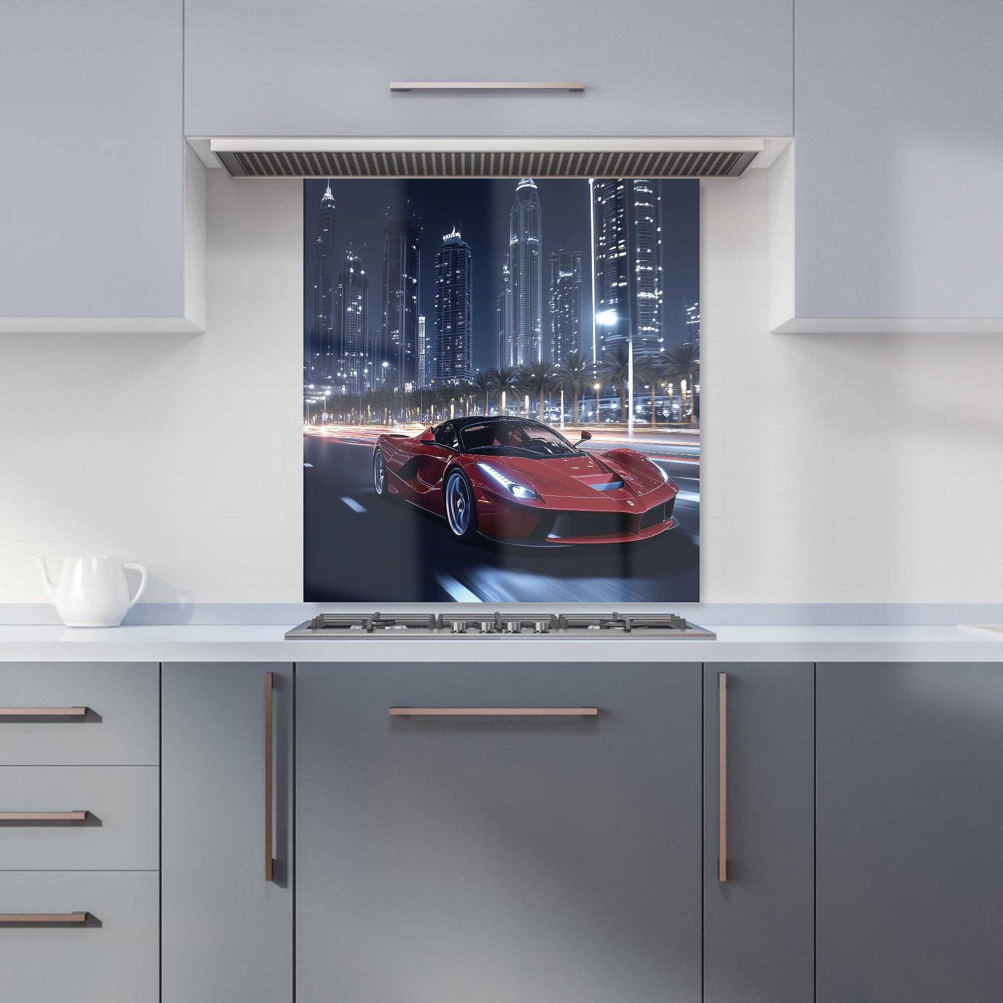 Midnight Cruise in Dubai Kitchen Splashback