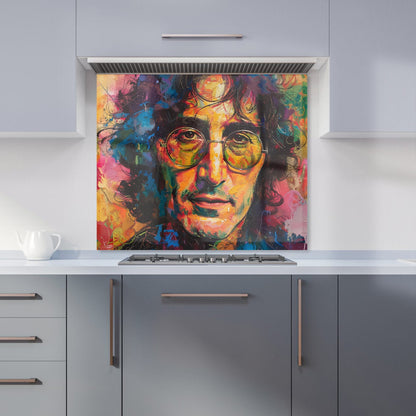 Psychedelic Portrait of Lennon Kitchen Splashback