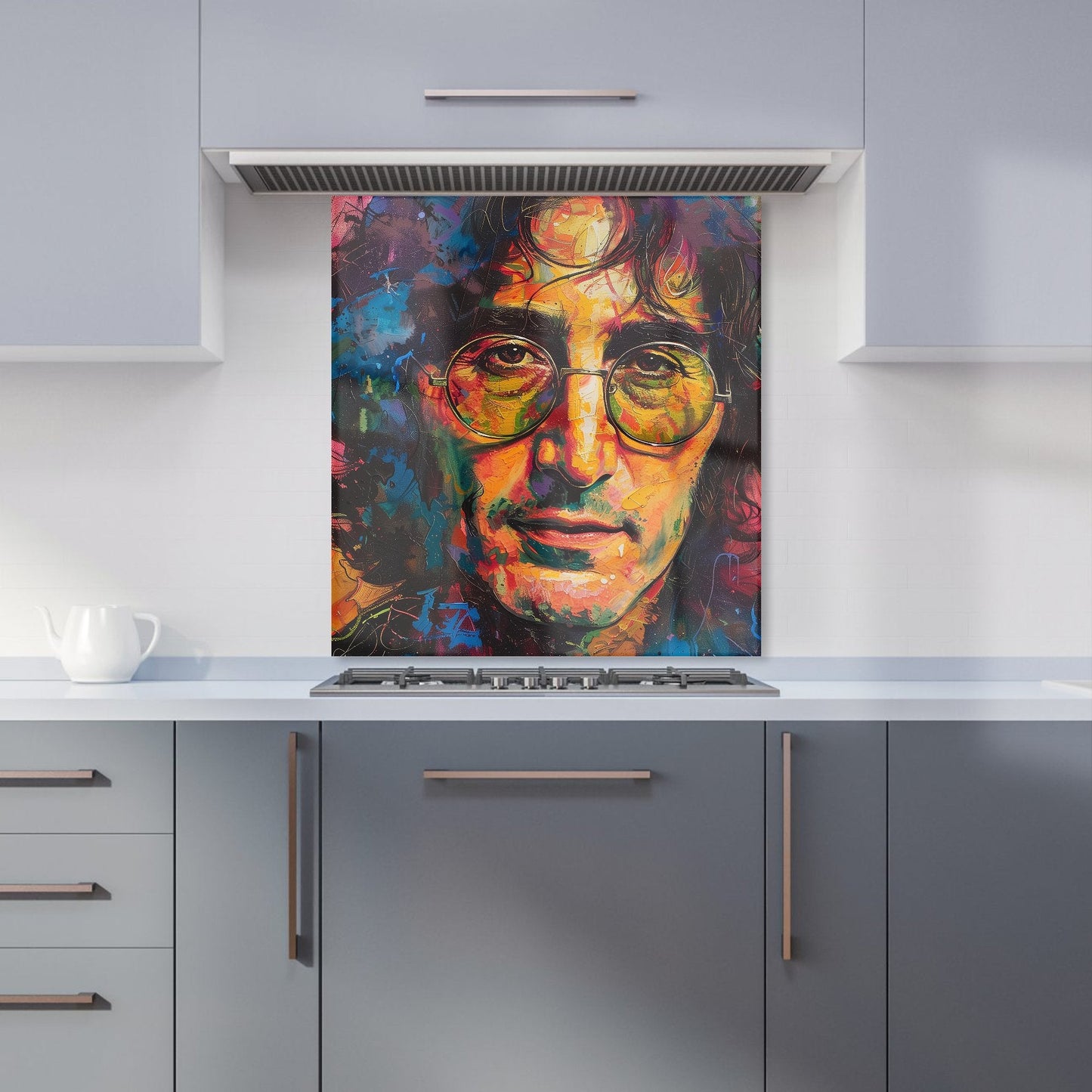 Psychedelic Portrait of Lennon Kitchen Splashback