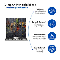 Aromatic Ensemble: Spice Medley Kitchen Splashback